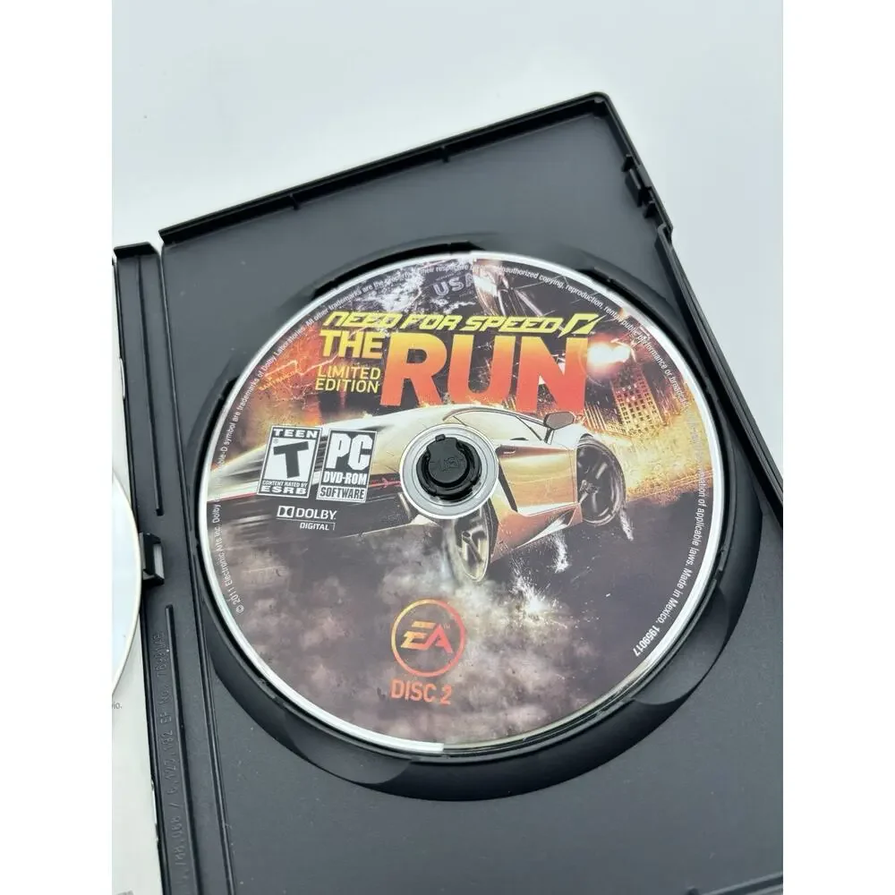 Need for Speed: The Run Limited Edition ( PC DVD-ROM, 2011) 2 Discs VG Condition